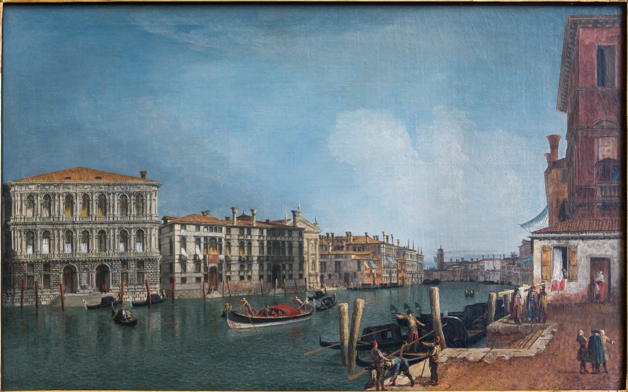 Vista del Canal Grande nei pressi di Cà Pesaro da Michele Marieschi