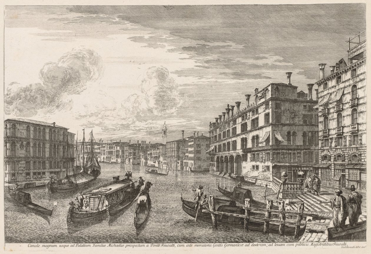 Vedute di Venezia: Canal Grande da Michele Marieschi