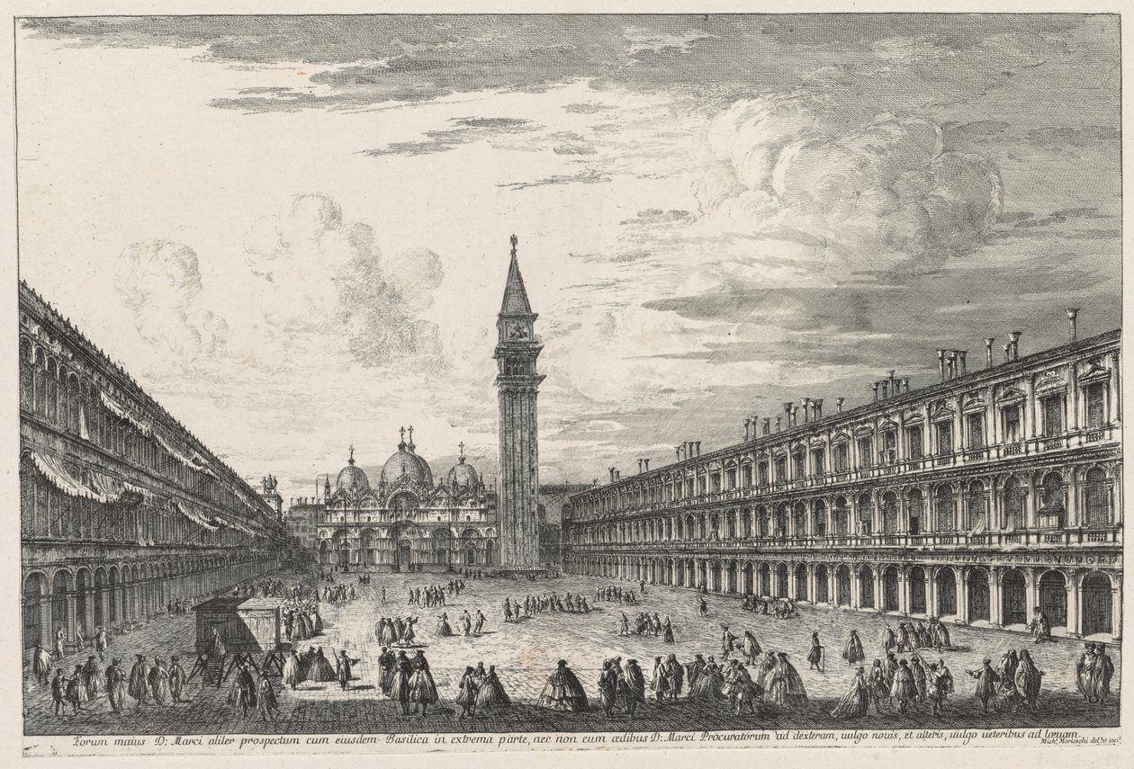 Vedute di Venezia: Piazza San Marco da Michele Marieschi