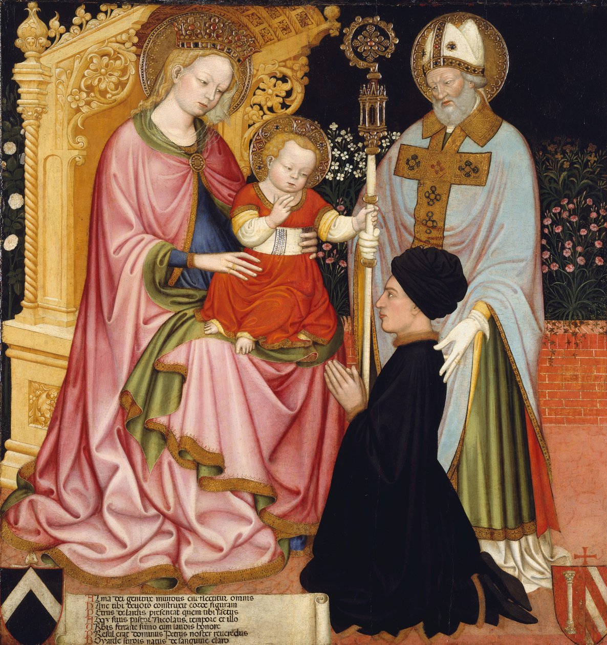 Madonna col Bambino e il donatore, Pietro de