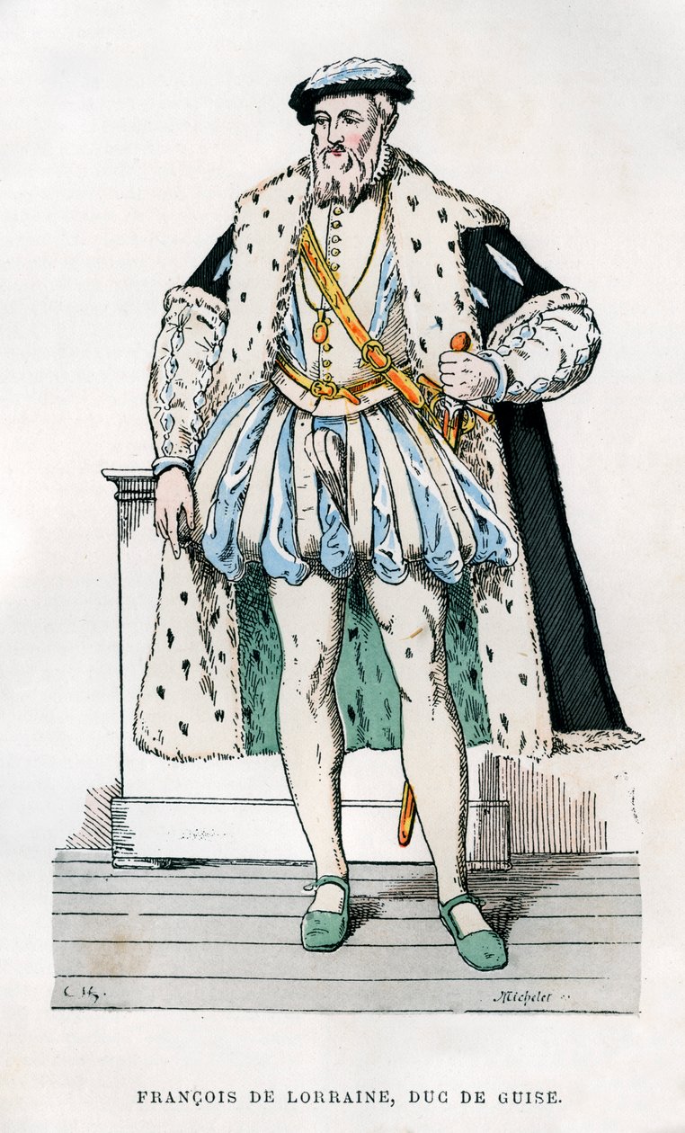 Francesco di Lorena, II duca di Guisa, soldato e politico francese, XVI secolo 1882-1884 da Micheler