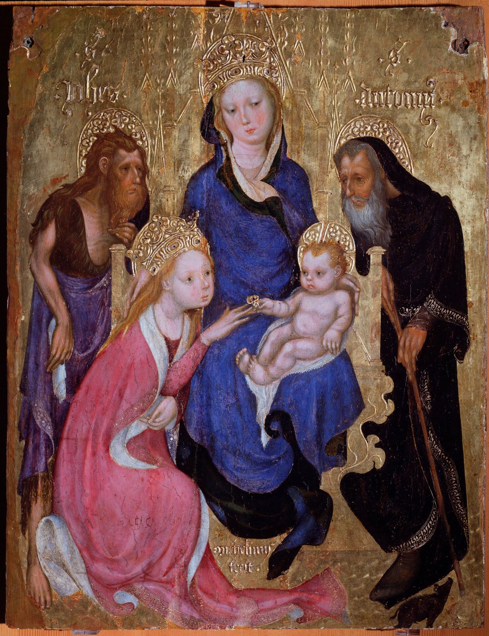 Il matrimonio mistico di Santa Caterina con i Santi Giovanni Battista e Antonio d