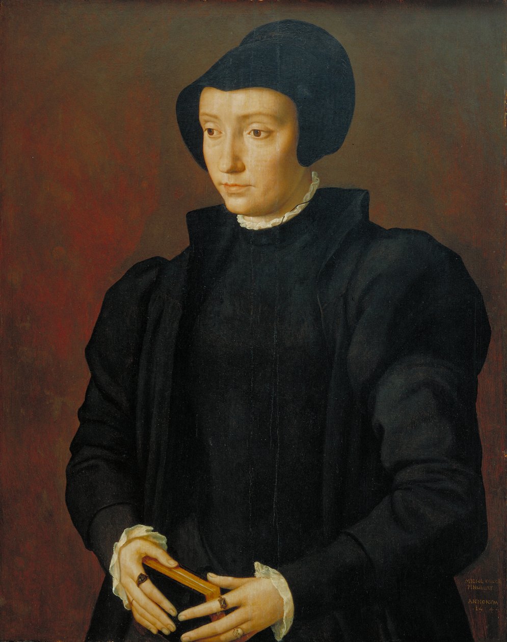 Ritratto di Cristina di Danimarca, 1545 da Michiel I Coxie or Coxcie