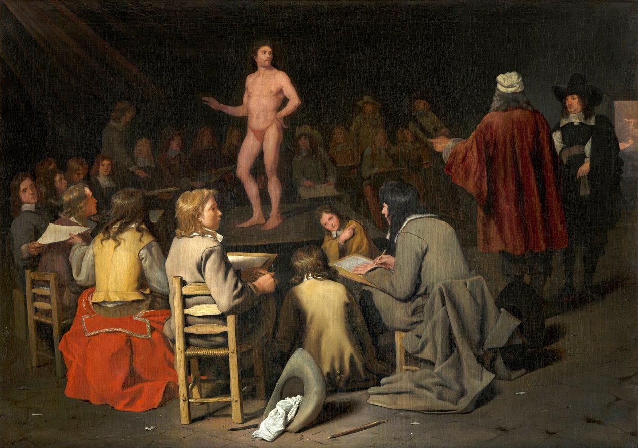 La classe di disegno da Michiel Sweerts