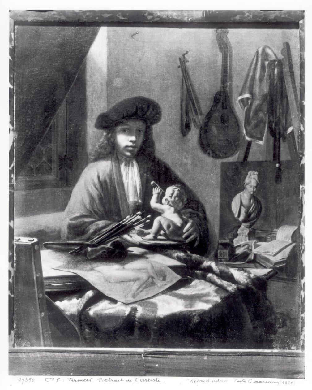Ritratto di un giovane artista da Michiel van Musscher