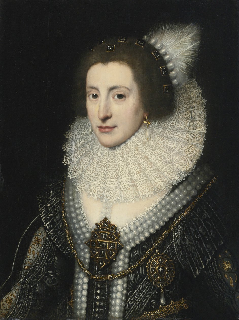Elisabetta Stuart 1596-1662, Regina di Boemia, ca 1642 da Michiel Jansz van Mierevelt
