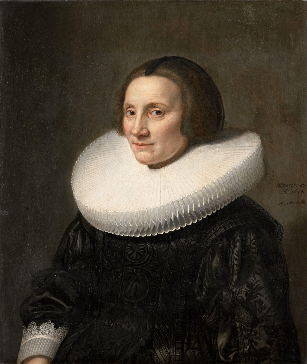 Ritratto di Caecilia van Beresteyn (1589-1661) da Michiel Jansz van Mierevelt