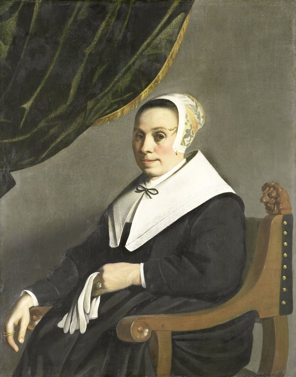 Ritratto di donna da Michiel Servaesz (1628-1693) Nouts