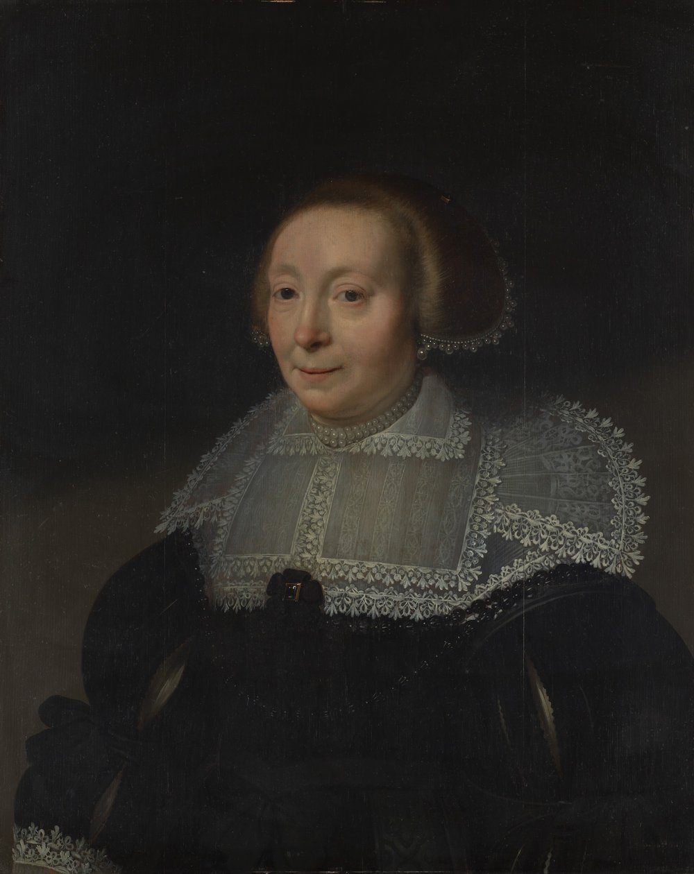Ritratto di una donna con colletto di pizzo da Michiel Jansz van Mierevelt