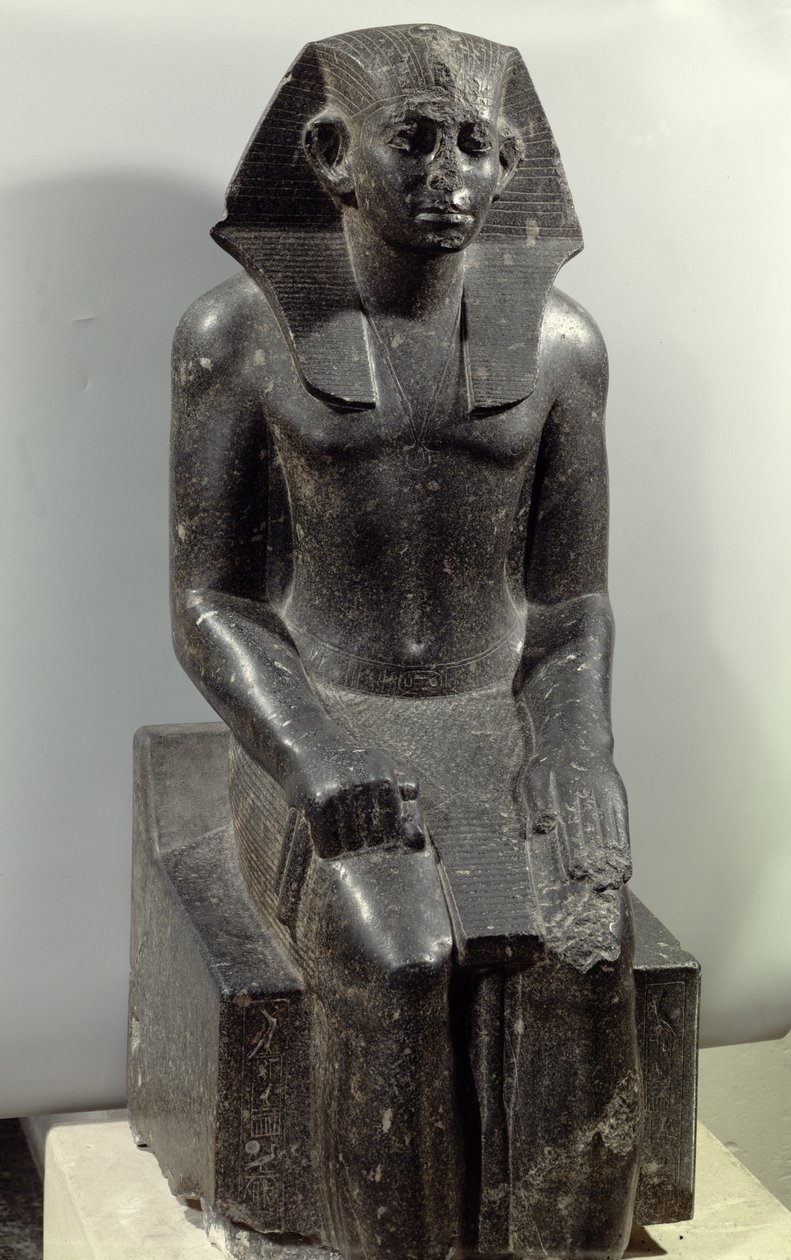 Statua di Sesostri III come giovane uomo da Middle Kingdom Egyptian