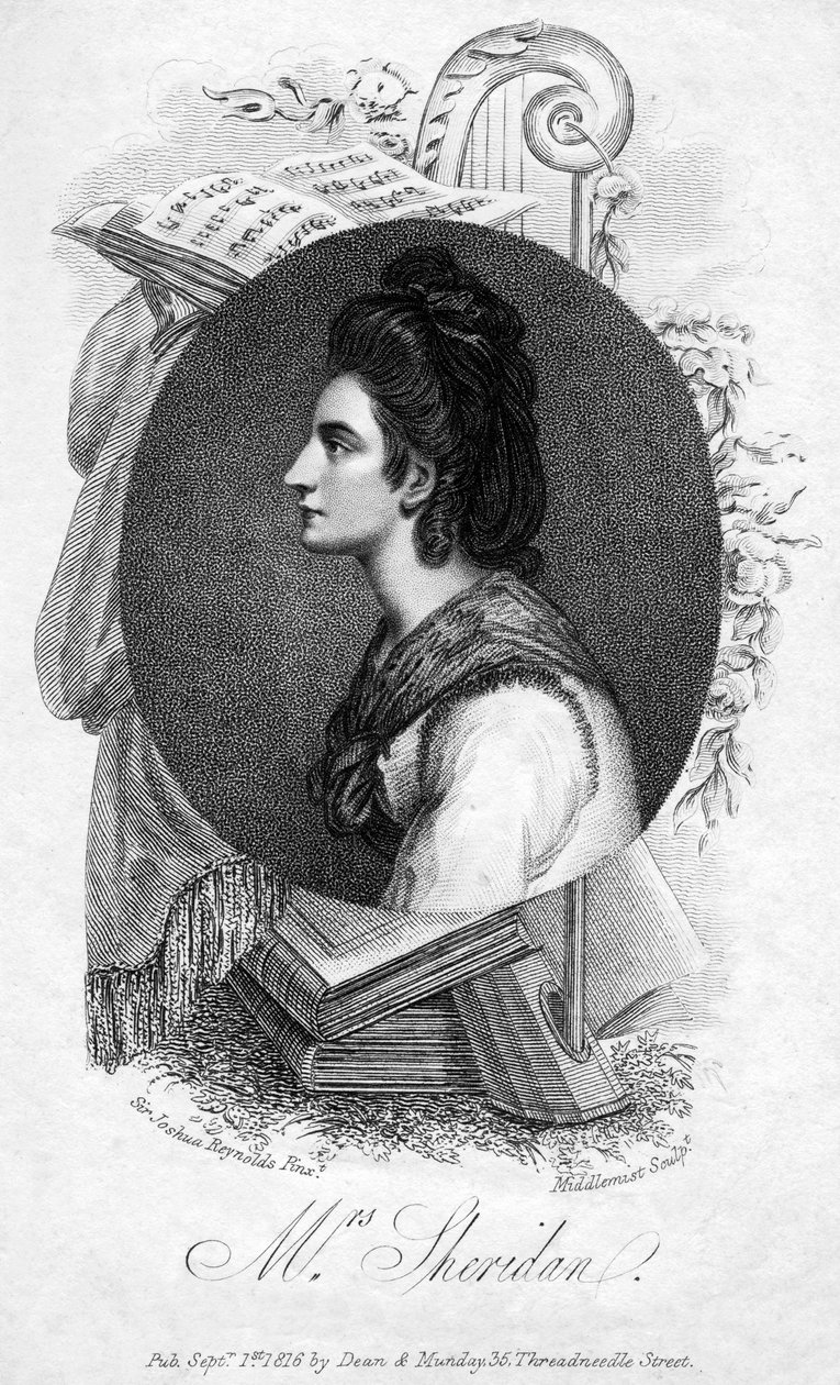 Elizabeth Ann Sheridan, cantante inglese del XVIII secolo da Middlemist