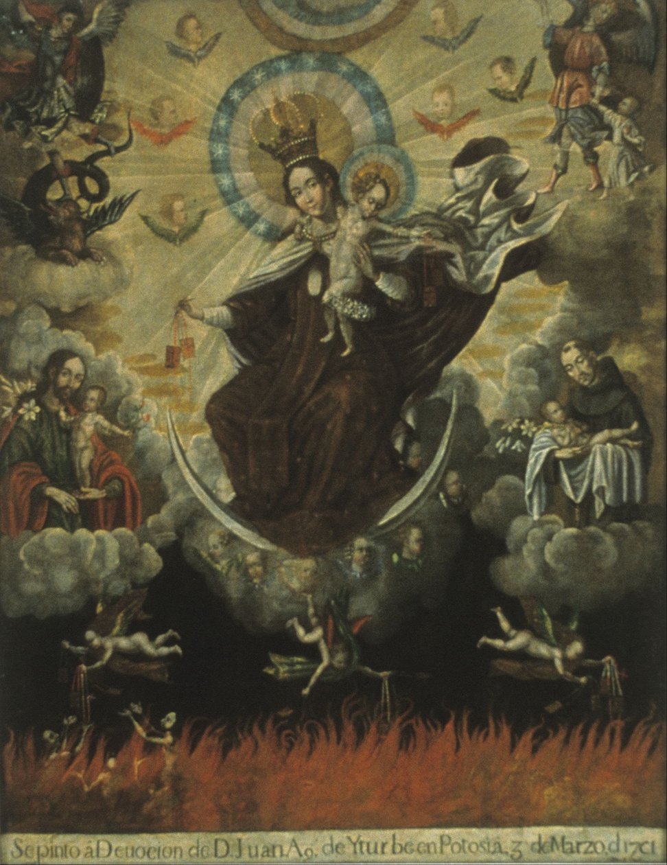 Virgen del Carmen da Miguel Gaspar De Berrío