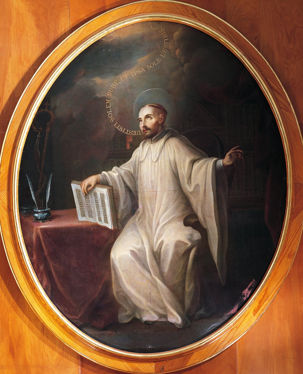 San Bernardo di Chiaravalle, attribuito a Miguel Cabrera (1695-1768) da Miguel (attr. to) Cabrera