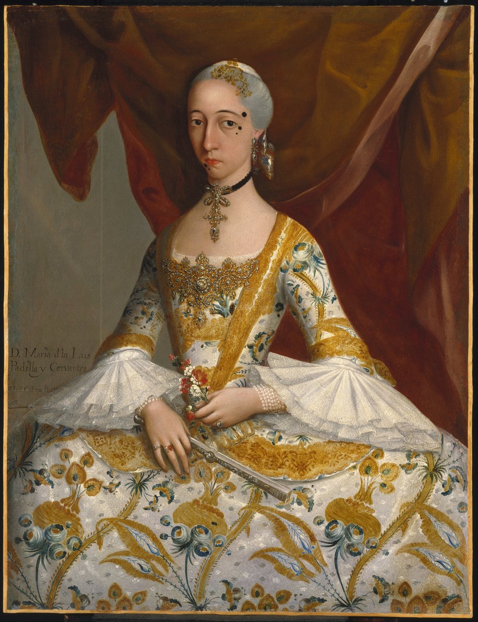Doña María de la Luz Padilla y (Gómez de) Cervantes da Miguel Cabrera