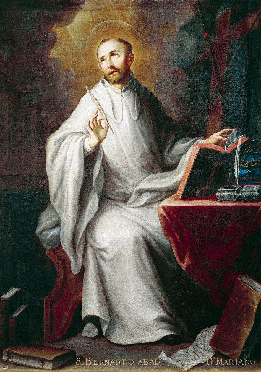 San Bernardo, di Miguel Cabrera (1695-1768) da Miguel Cabrera