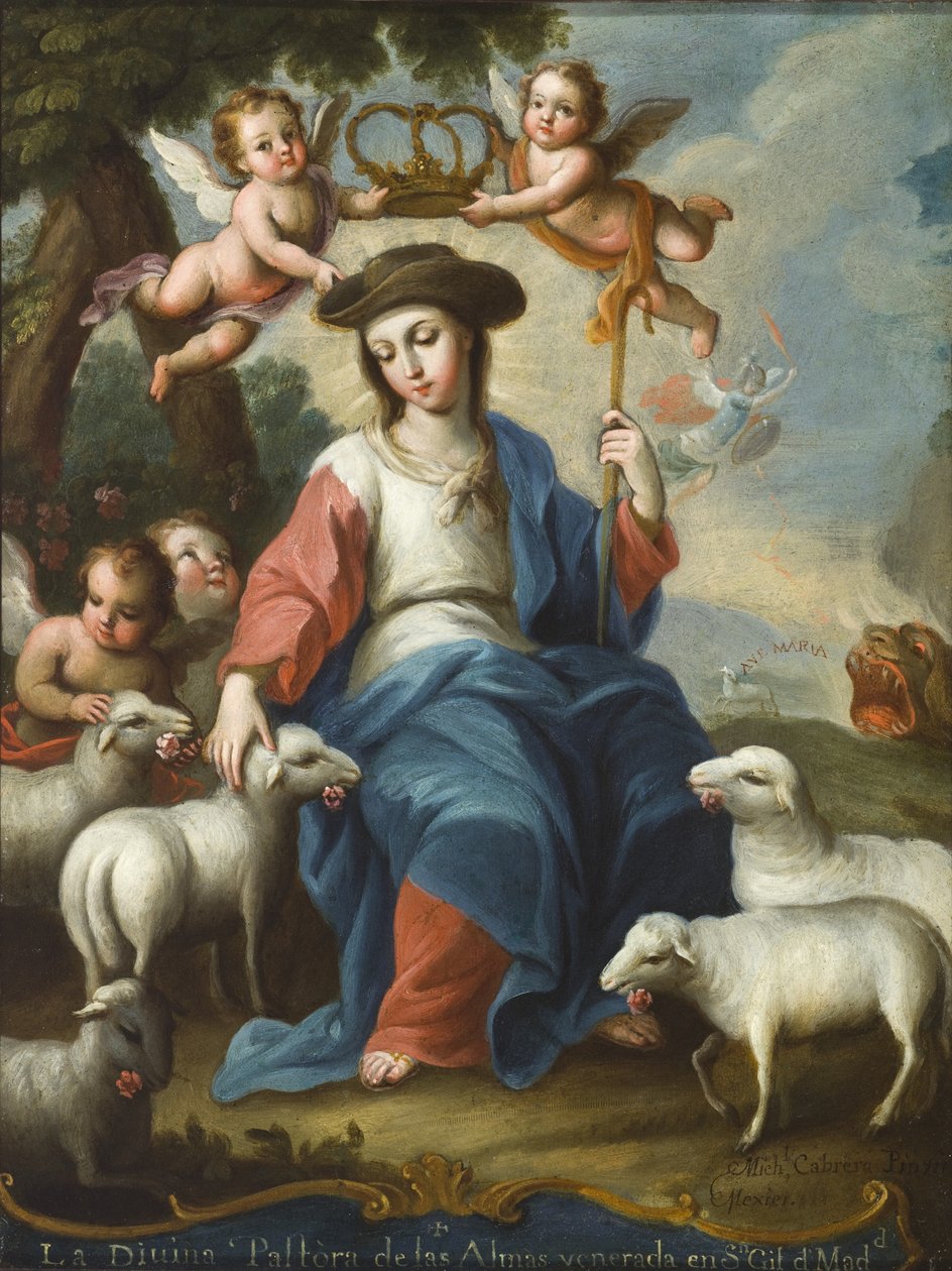 La Divina Pastora, c.1760 da Miguel Cabrera