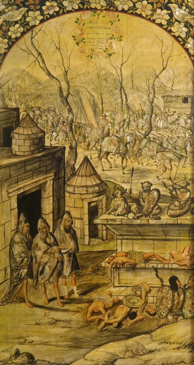 La conquista del Messico di Hernan Cortes da Miguel and Juan Gonzalez
