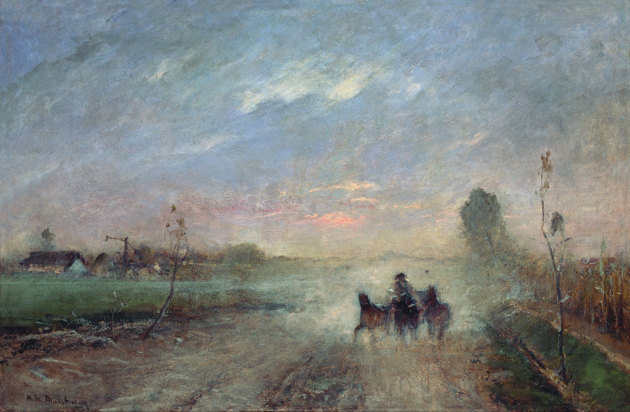 Strada polverosa II da Mihály Munkácsy