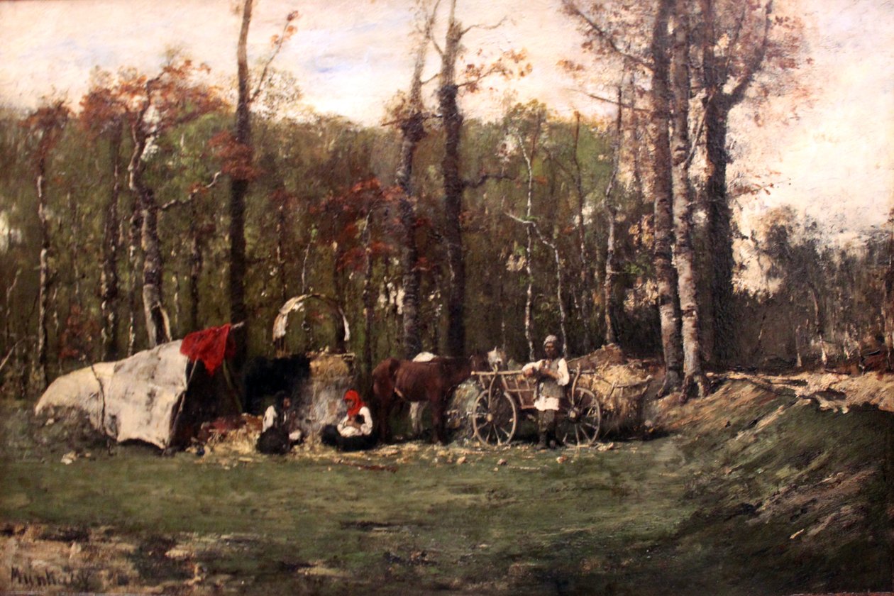 Campo zingaro da Mihály Munkácsy