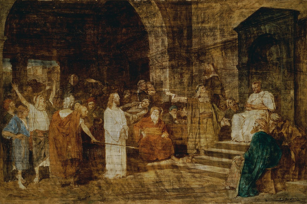 Cristo davanti a Pilato da Mihály von Munkácsy
