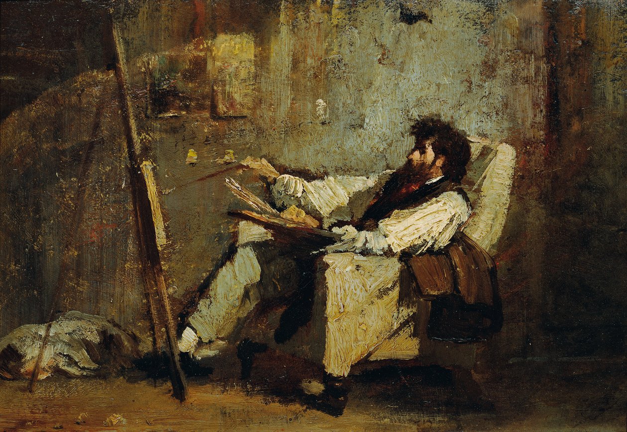 Autoritratto da Mihály von Munkácsy