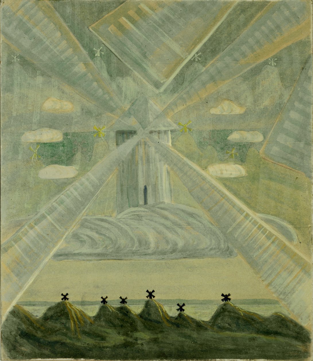 Andante Sonata II, 1907 da Mikalojus Konstantinas Čiurlionis