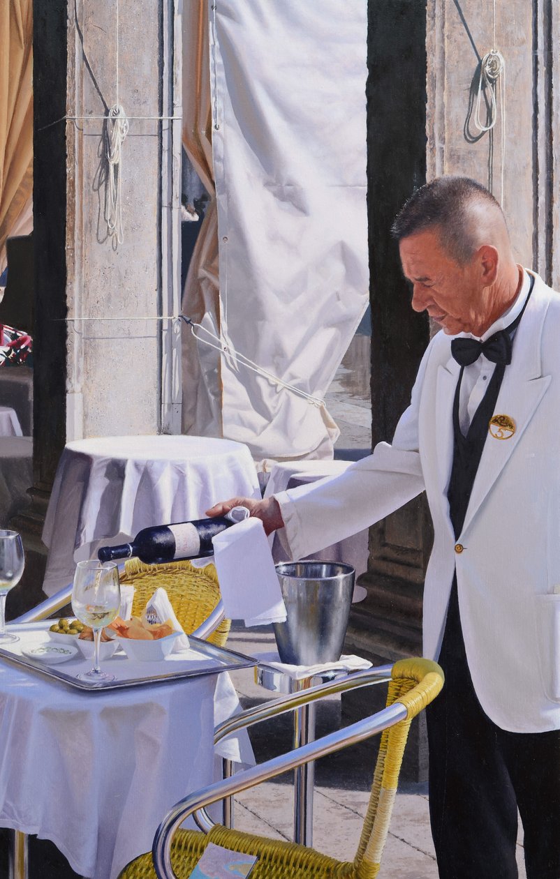 Aperitivo San Marco (oil on panel) da Mike Briscoe