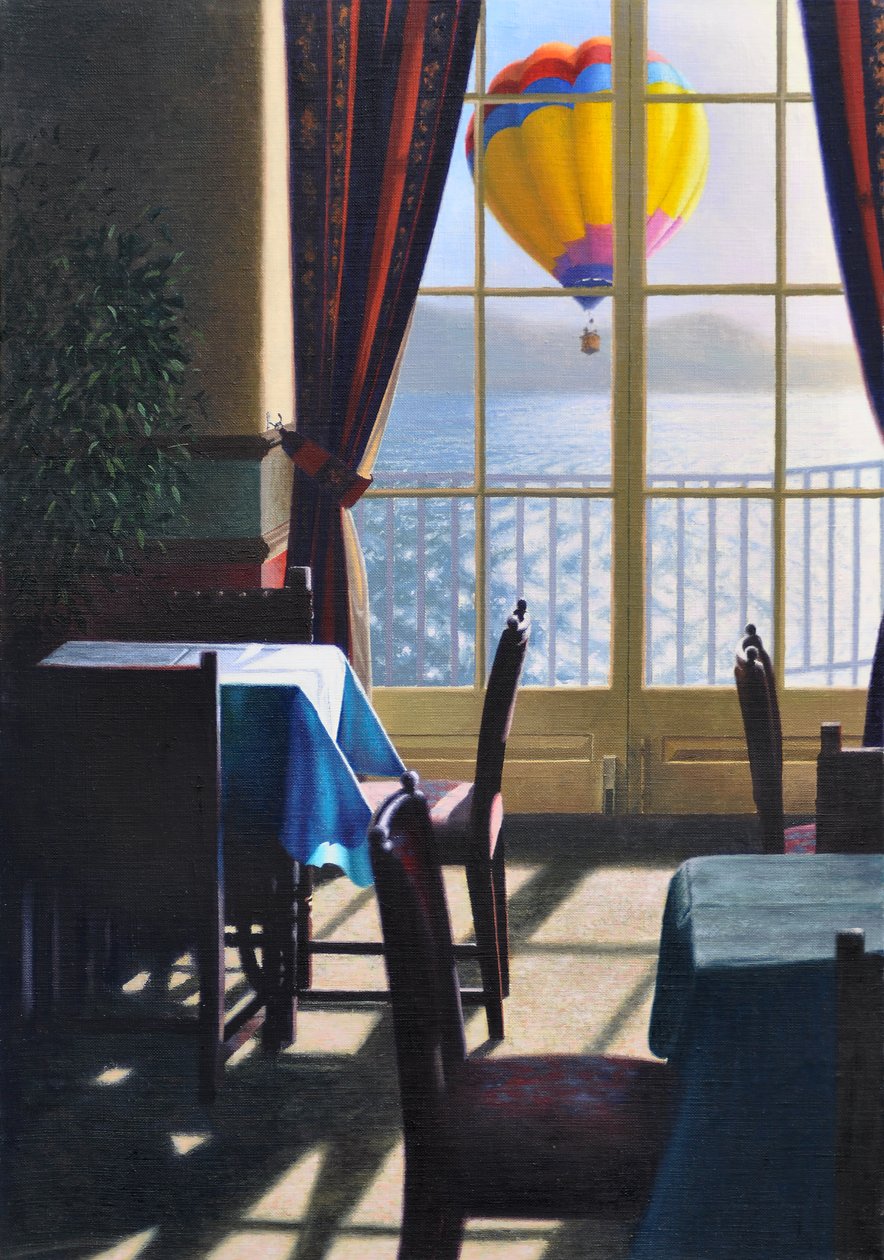 Volo mattutino, 2016 (olio su lino) da Mike Briscoe