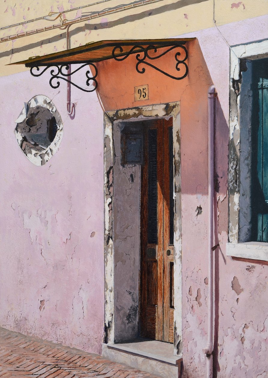 Numero 93 Burano (olio su tavola) da Mike Briscoe
