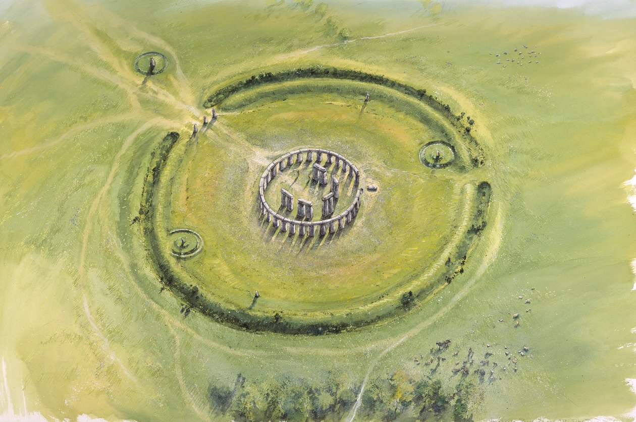 Stonehenge Fase 3, XX secolo a.C. da Mike Seaforth