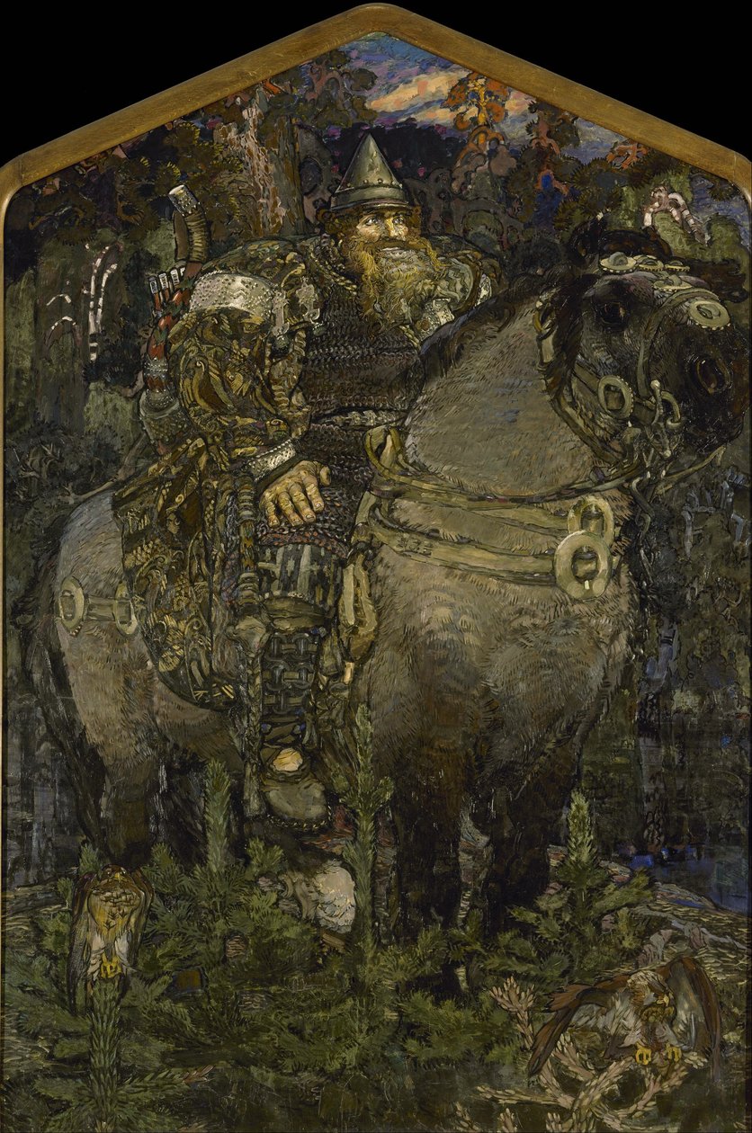 Bogatyr, 1898 da Mikhail Aleksandrovich Vrubel