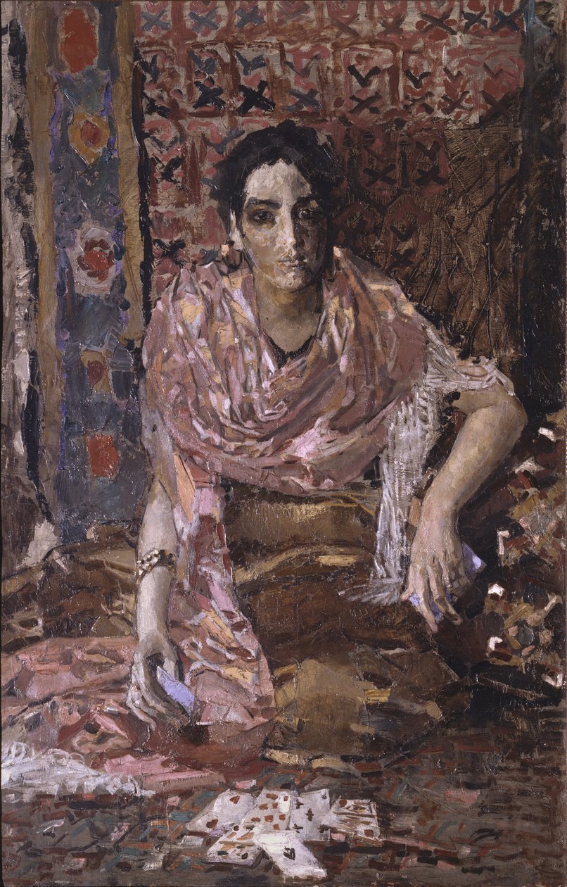 La chiromante, 1895 da Mikhail Aleksandrovich Vrubel