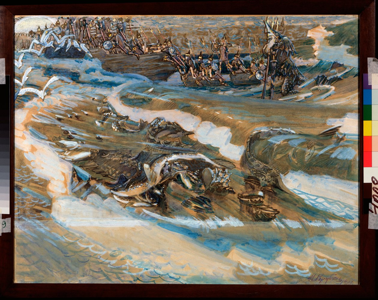 Illustrazione per la fiaba dello zar Saltan di Aleksandr Puškin da Mikhail Aleksandrovich Vrubel