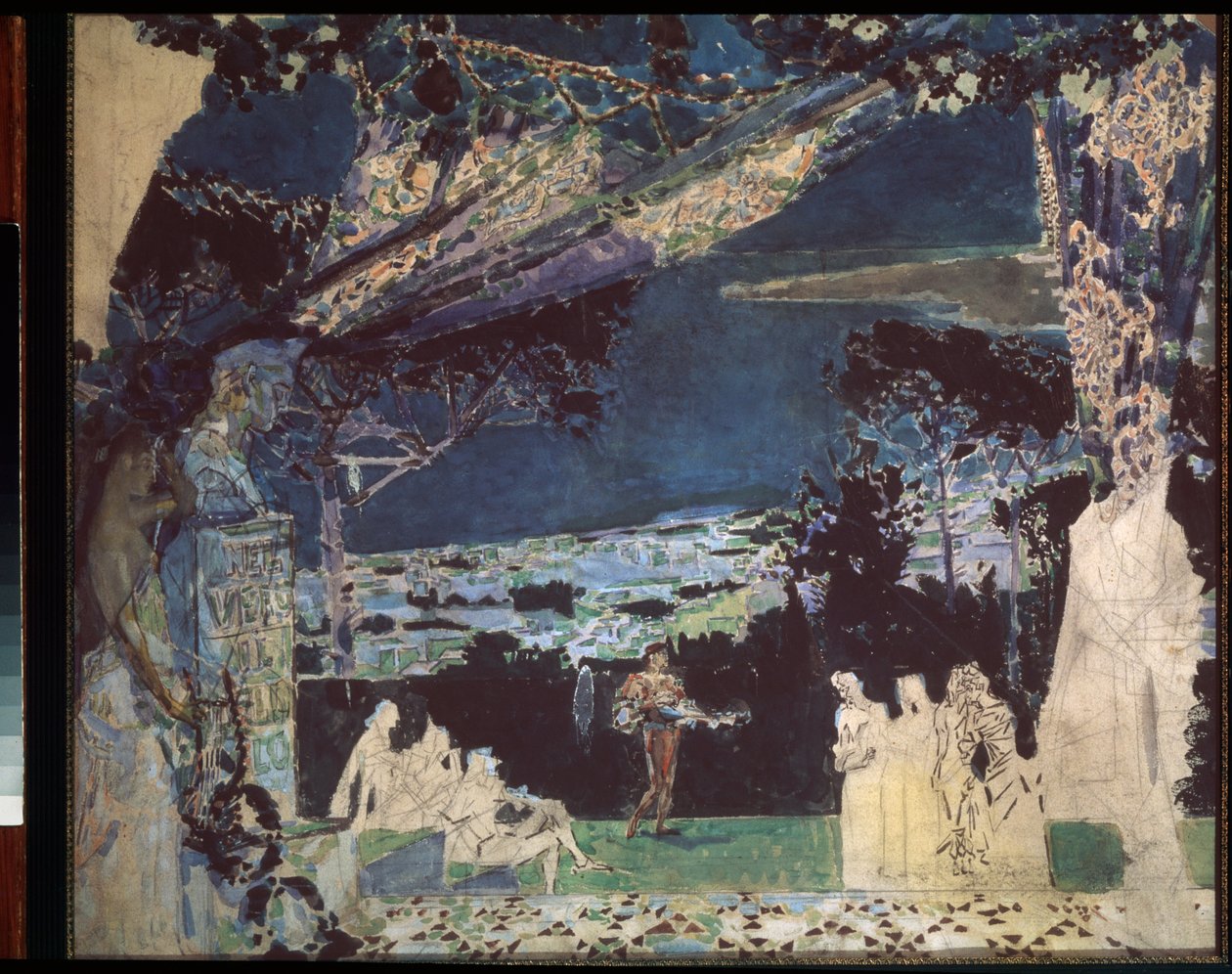 Italia, notte a Napoli da Mikhail Aleksandrovich Vrubel