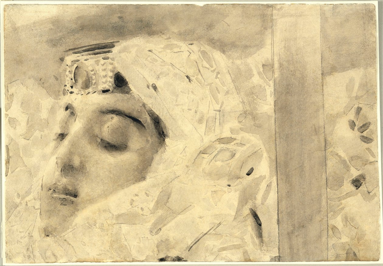 Tamara in una bara da Mikhail Aleksandrovich Vrubel