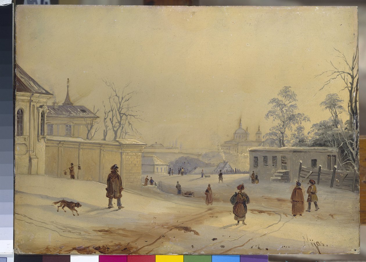 Collina di Vladimir a Kiev da Mikhail Makarovich Sazhin