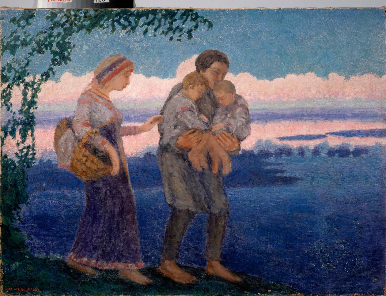Ritorno a casa la sera da Mikhail Nikolayevich Yakovlev