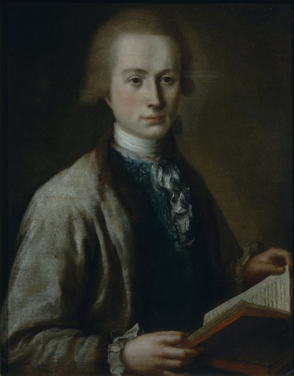 Ritratto di Alexei Grigoryevich Spiridov 1753-1828, 1772 da Mikhail Shibanov