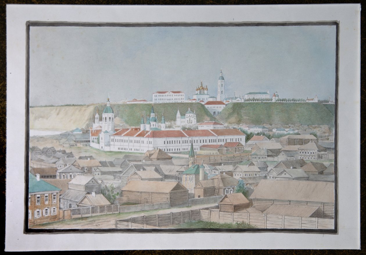 Veduta di Tobolsk da Mikhail Stepanovich Znamensky