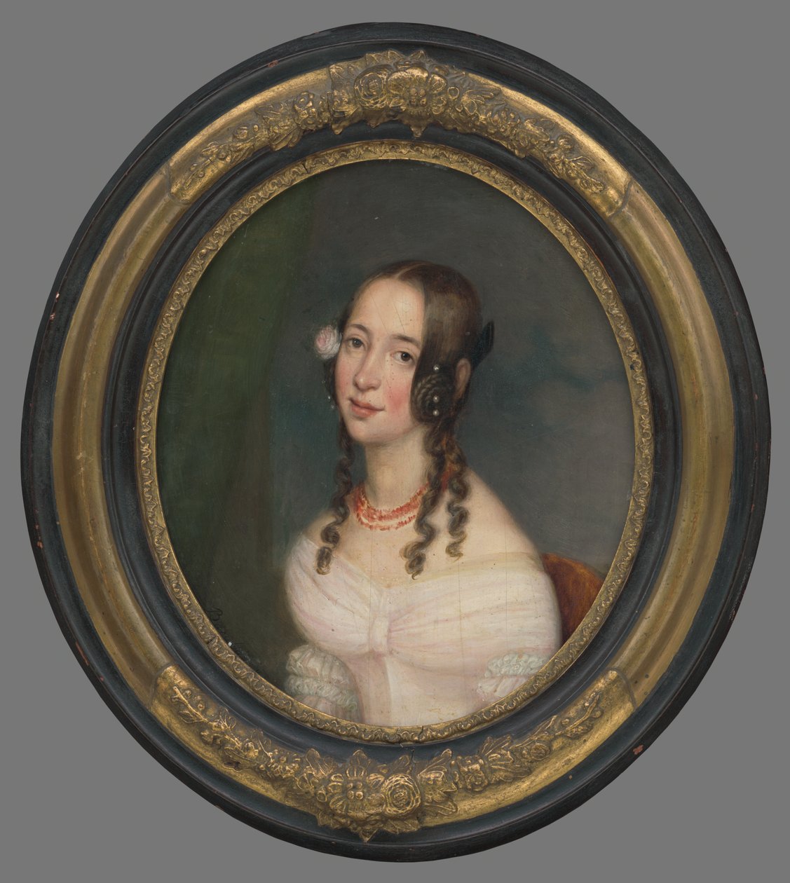 Ritratto di una giovane donna da Miklós   Barabás