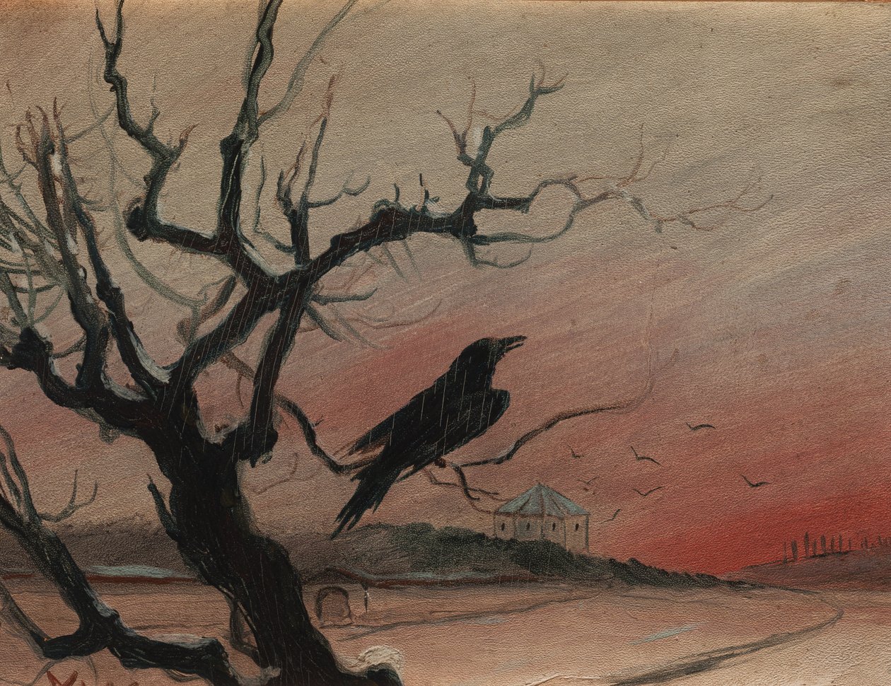 Il Corvo di Karlštejn, 1882 da Mikolas Ales