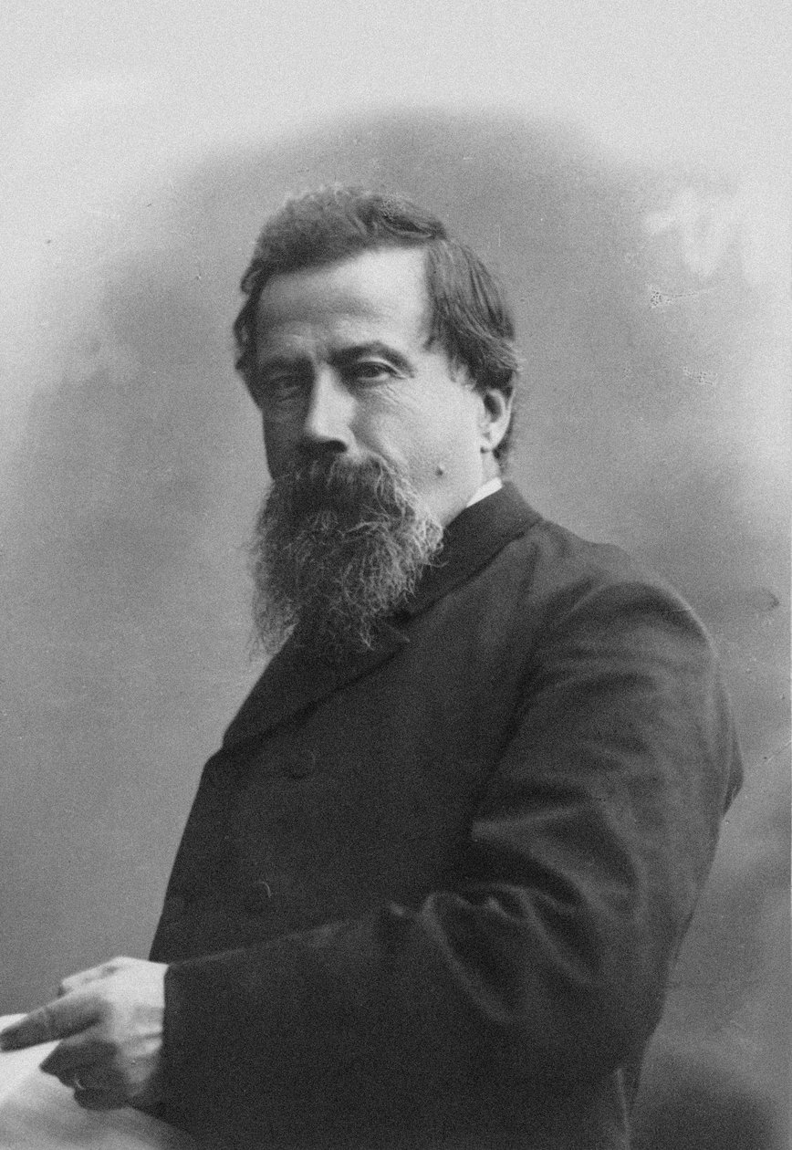 Ritratto del Compositore Amilcare Ponchielli da Milano . Guigoni and Bossi