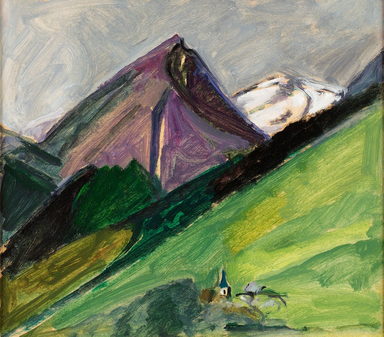 Chiesa di montagna, c.1925 da Mildred Bendall