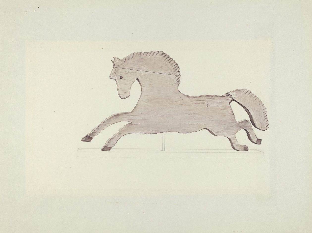 Segnavento a cavallo da Mildred E. Bent
