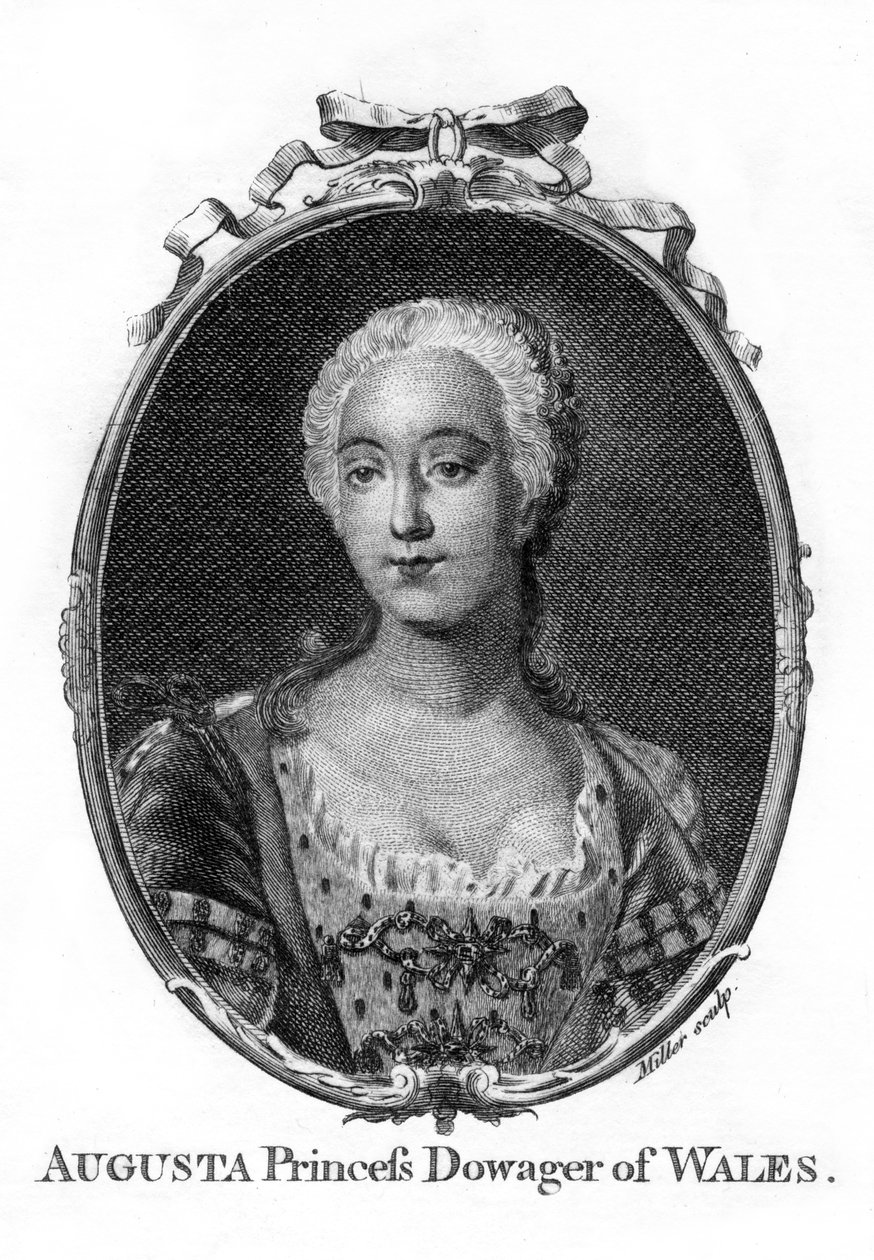 Augusta, Principessa del Galles, 1719-1772 da Miller
