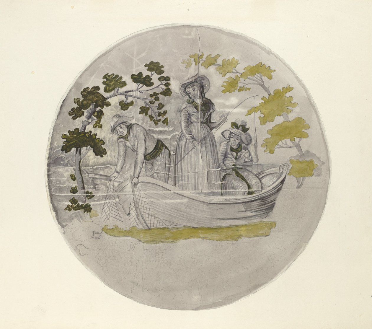 Scatola decorata da Mina Lowry