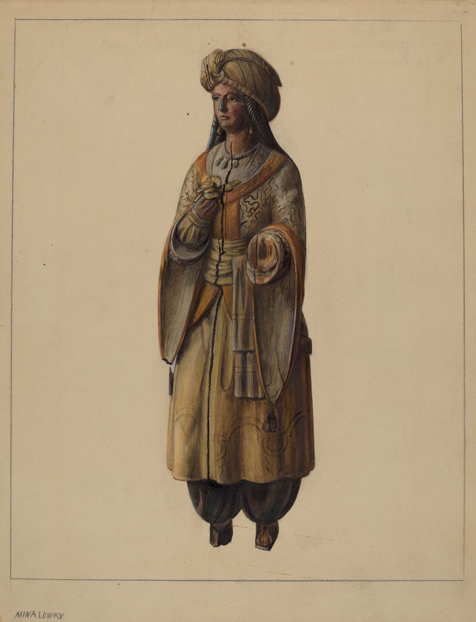Figura del negozio di sigari, c. 1937 da Mina Lowry