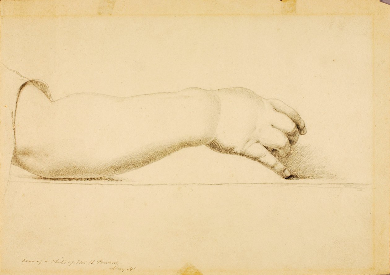 Braccio del figlio di Hiram Powers da Miner Kilbourne Kellogg