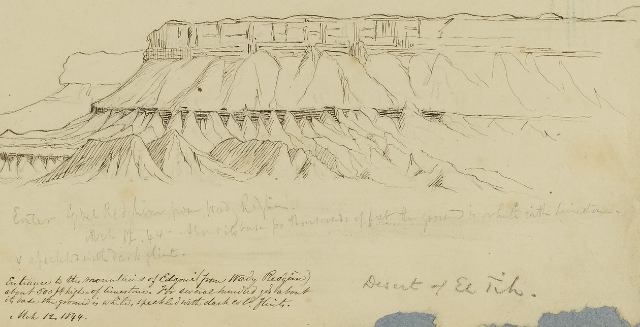 Deserto di El Tih da Miner Kilbourne Kellogg