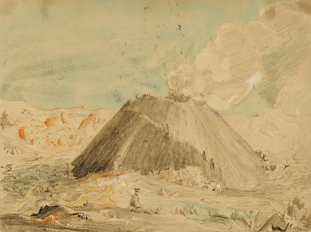Figure vicino a Vulcano da Miner Kilbourne Kellogg